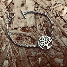 Load image into Gallery viewer, Tree of Life Silver Bracelet
